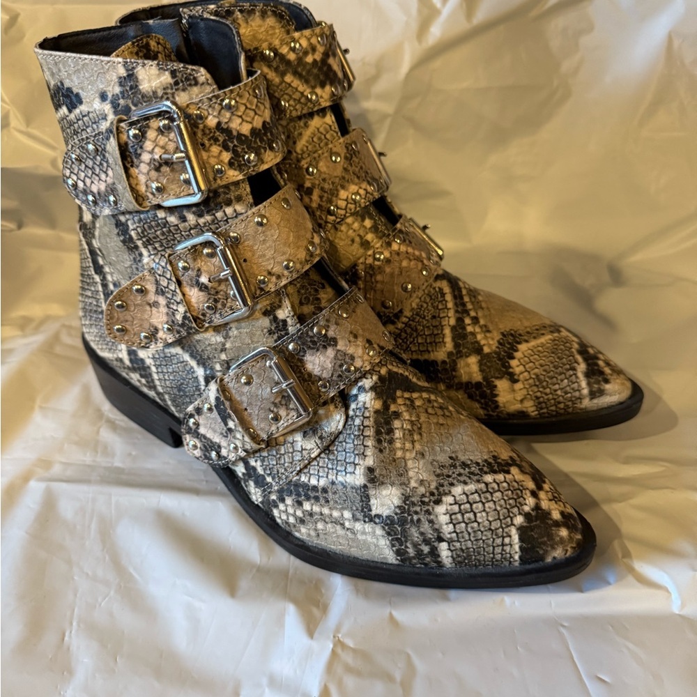 Steven By Steve Madden Harmon, Snake Pattern Trip… - image 3